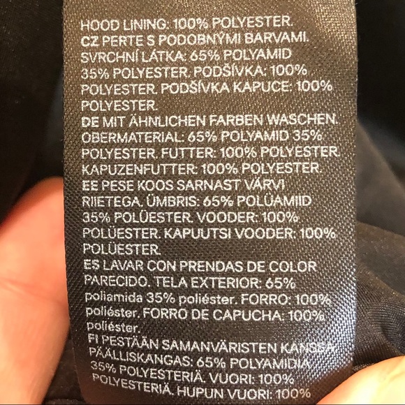 H&M men's jacket hooded windbreaker rust XL - Picture 12 of 13